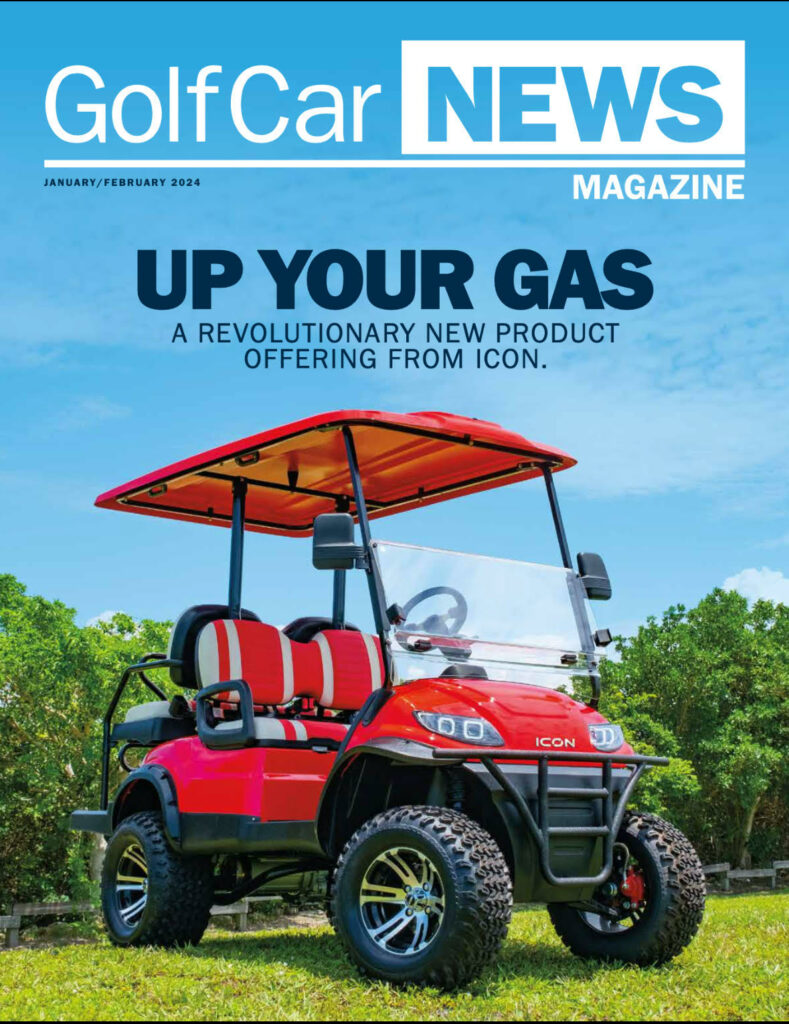 ICON Gas golf carts are now available for dealers to secure territories.