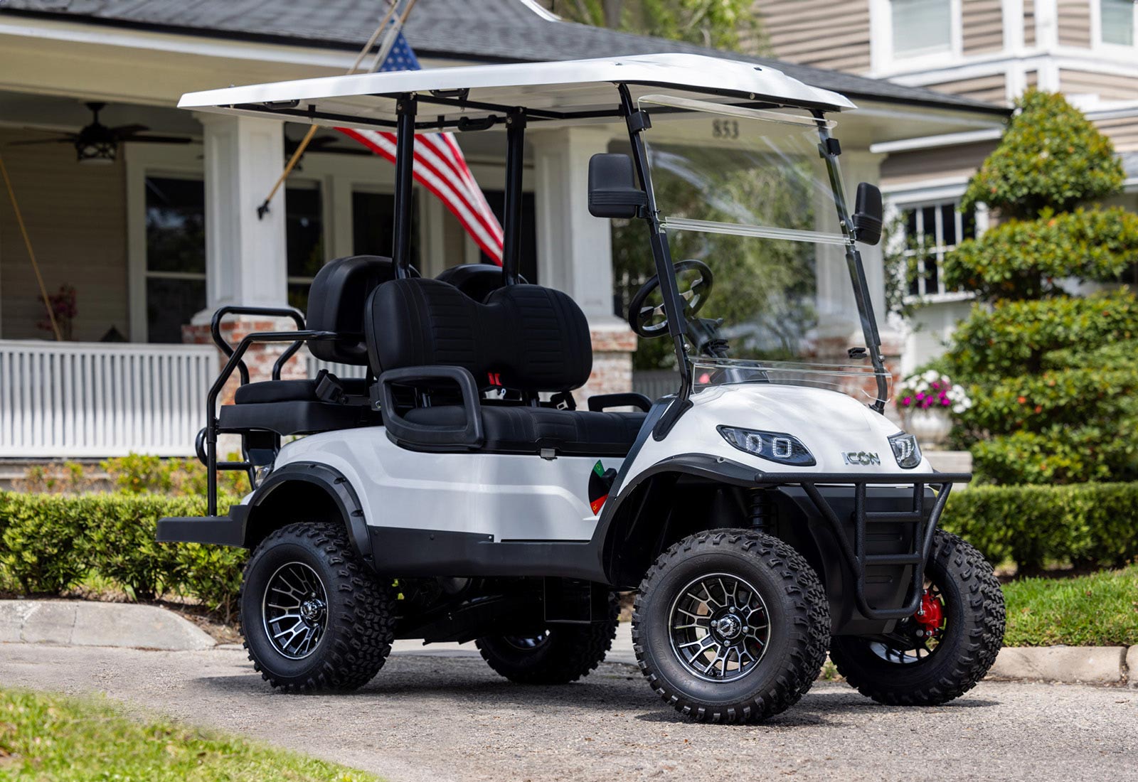 The Best Gas Golf Carts are built by ICON EV.