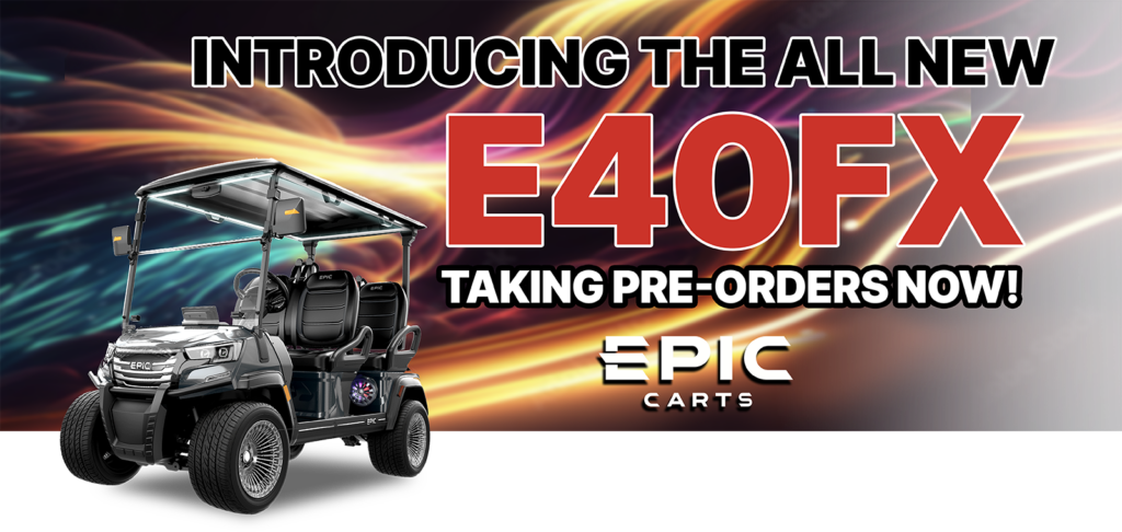 EPIC E40FX Golf Cart