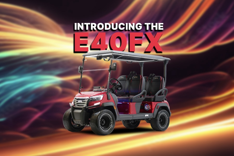 EPIC E40FX Golf Cart for sale