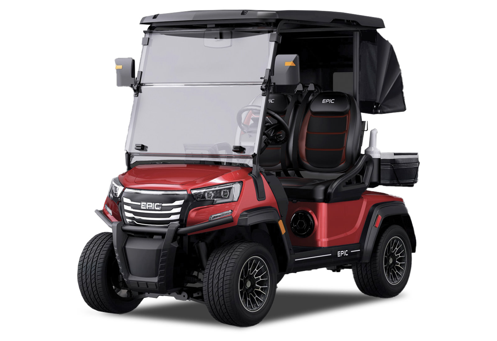 EPIC E20FX Golf Carts - Red