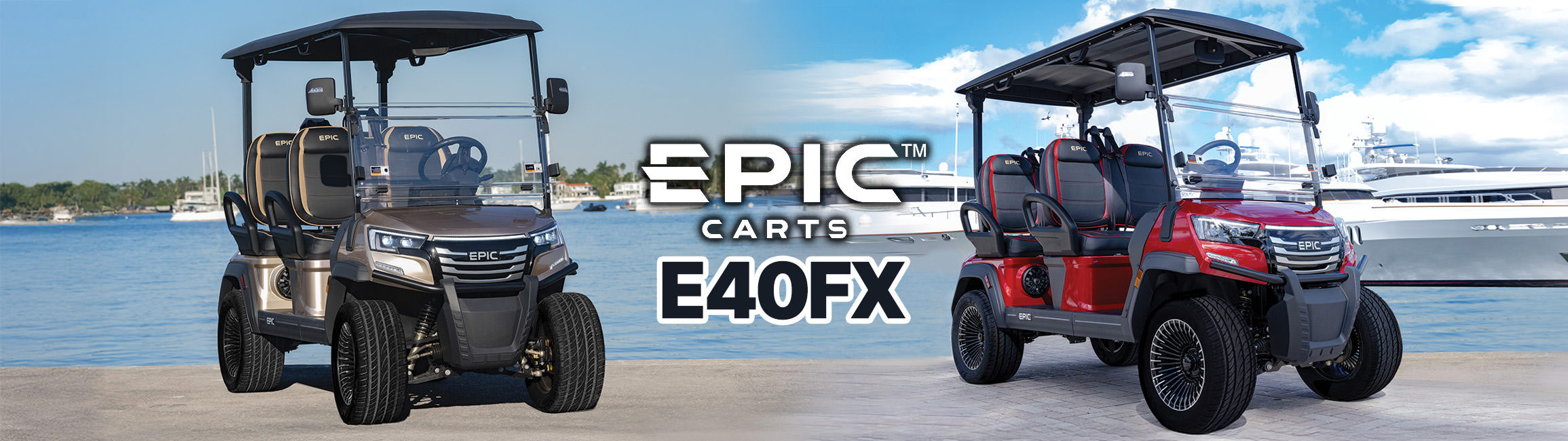 EPIC E40FX Golf Carts for Sale