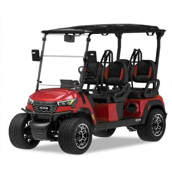 ICON-i40FX-Golf-Cart-Sangria